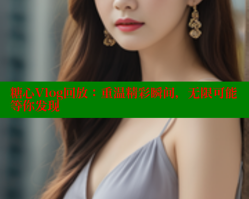 糖心Vlog回放：重温精彩瞬间，无限可能等你发现
