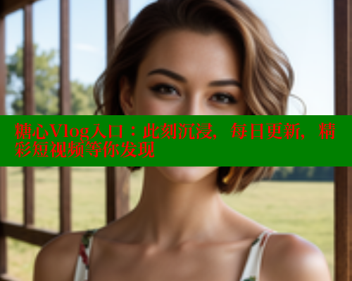 糖心Vlog入口：此刻沉浸，每日更新，精彩短视频等你发现 糖心破解版 第1张