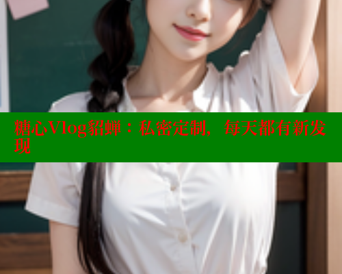 糖心Vlog貂蝉：私密定制，每天都有新发现