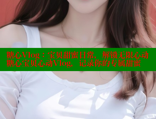糖心Vlog：宝贝甜蜜日常，解锁无限心动糖心宝贝心动Vlog，记录你的专属甜蜜