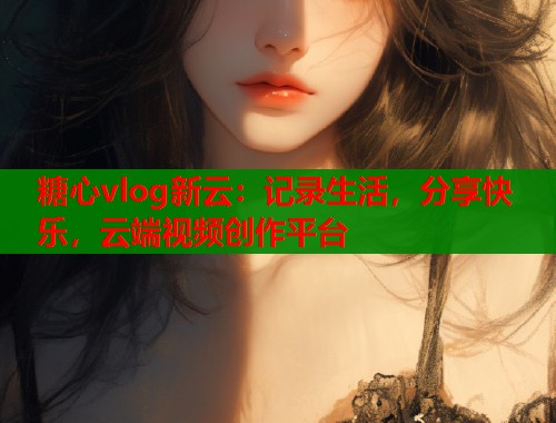 糖心vlog新云：记录生活，分享快乐，云端视频创作平台