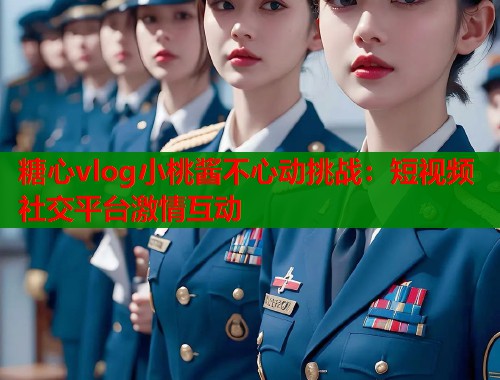 糖心vlog小桃酱不心动挑战：短视频社交平台激情互动