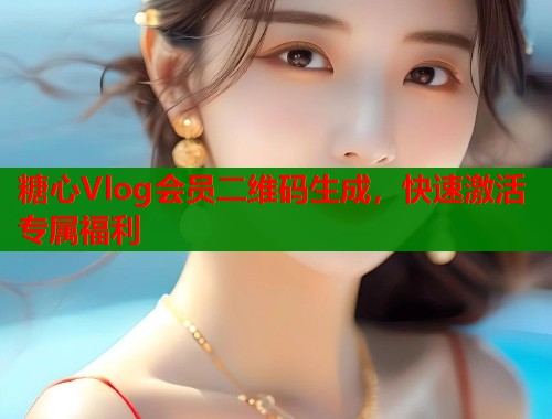 糖心Vlog会员二维码生成，快速激活专属福利  第2张