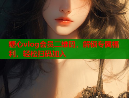 糖心vlog会员二维码，解锁专属福利，轻松扫码加入