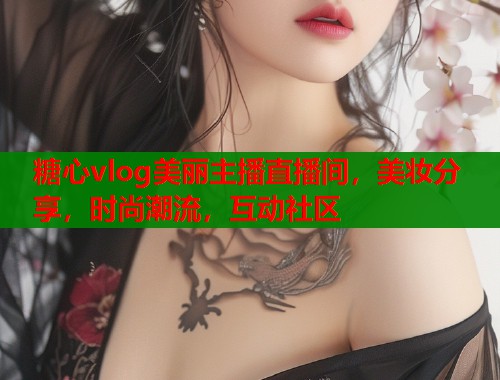 糖心vlog美丽主播直播间，美妆分享，时尚潮流，互动社区