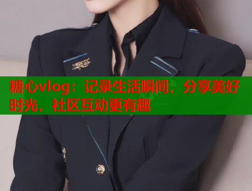 糖心vlog：记录生活瞬间，分享美好时光，社区互动更有趣