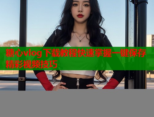 糖心vlog下载教程快速掌握一键保存精彩视频技巧