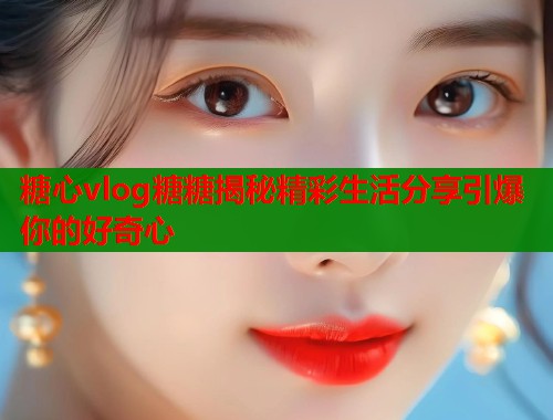 糖心vlog糖糖揭秘精彩生活分享引爆你的好奇心