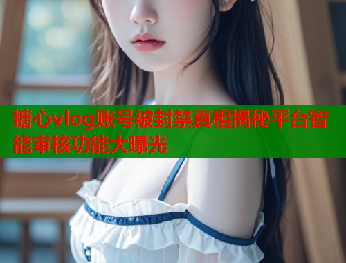糖心vlog账号被封禁真相揭秘平台智能审核功能大曝光  第2张