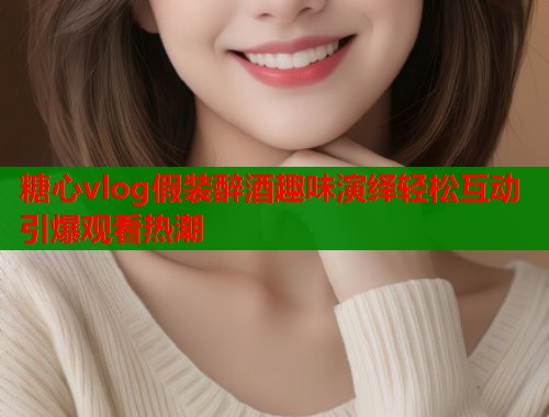糖心vlog假装醉酒趣味演绎轻松互动引爆观看热潮