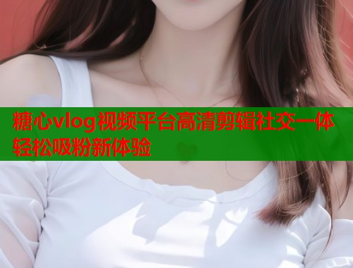 糖心vlog视频平台高清剪辑社交一体轻松吸粉新体验