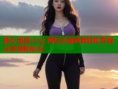 糖心出品vlog 网红必备神器轻松剪辑分享爆款秘诀  第1张